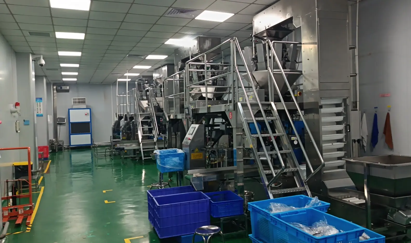 Functional gummy production equipment inside the Best For Love facility