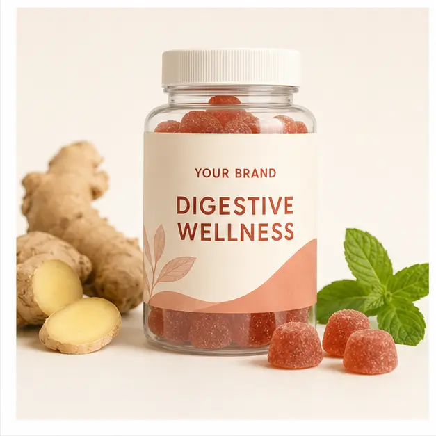 Digestive Wellness Gummies YOUR BRAND private-label gummy packaging concept